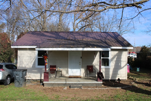 view of back of property