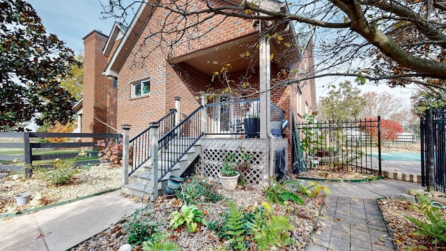 view of entrance to property