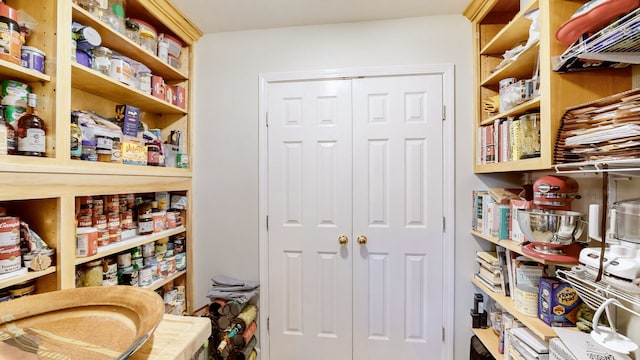 view of pantry