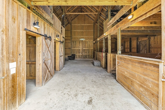 view of stable