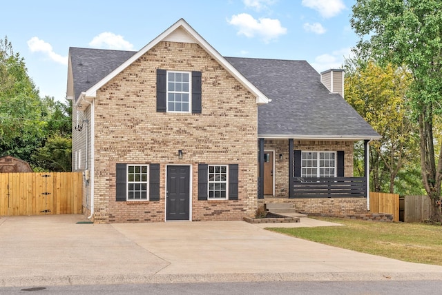 view of front of property