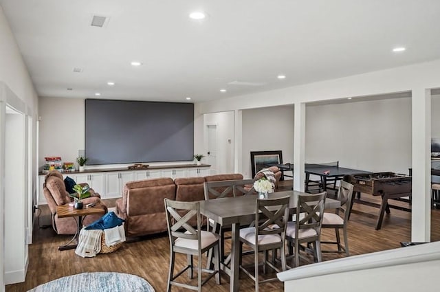 dining room featuring hardwood / wood-style floors