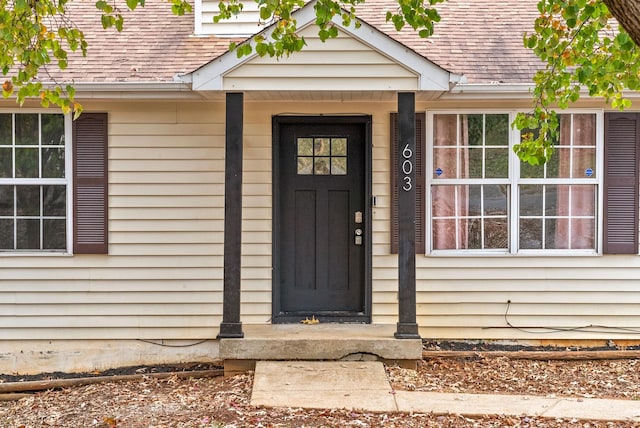 view of entrance to property