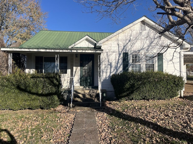 view of front of home