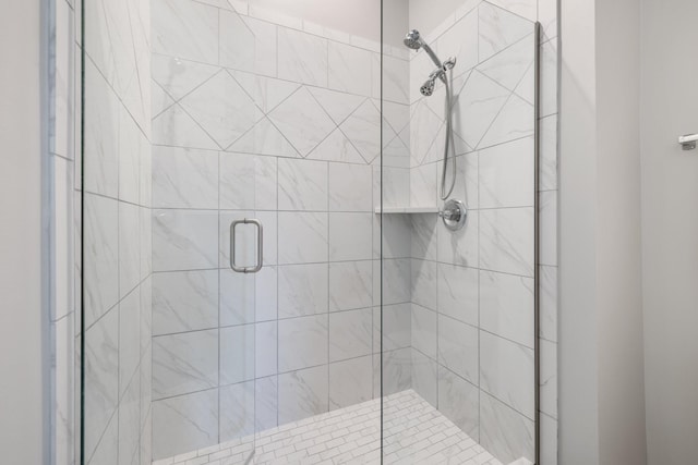 bathroom with walk in shower