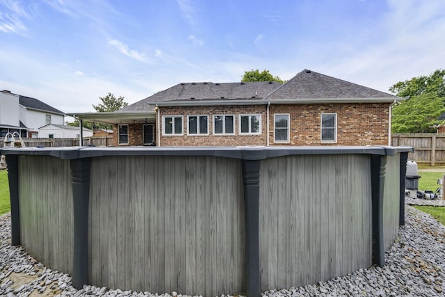 view of back of property