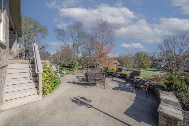 view of patio / terrace with outdoor lounge area