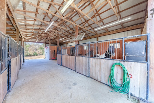 view of stable