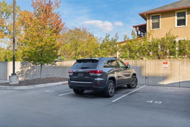 view of vehicle parking