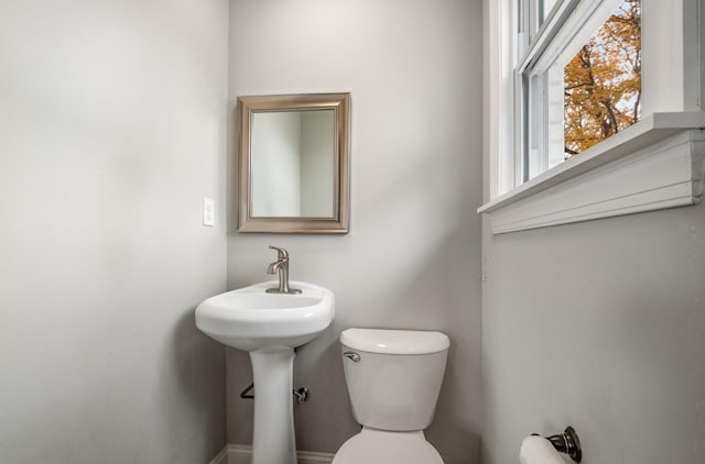 bathroom with toilet