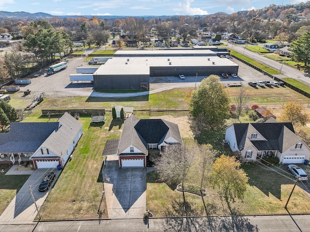 bird's eye view featuring a residential view