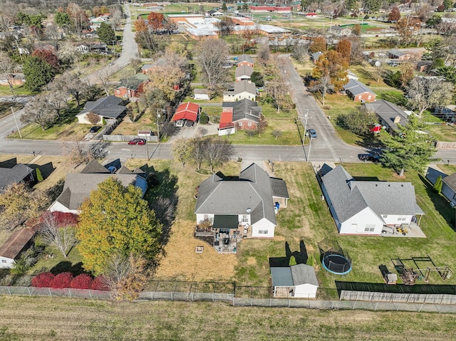 aerial view featuring a residential view