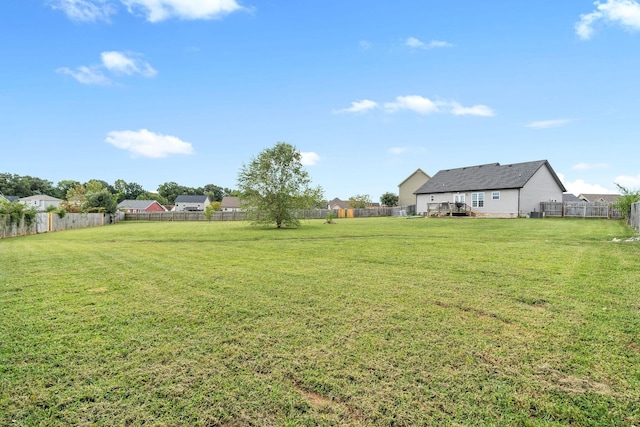 view of yard