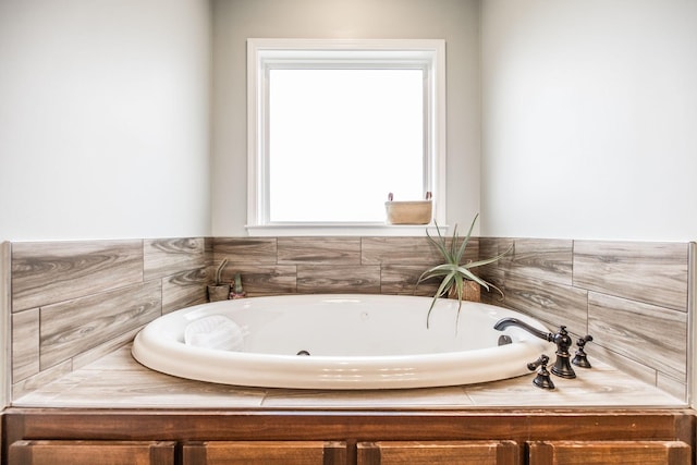 bathroom with a bathtub