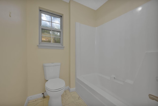 bathroom featuring toilet