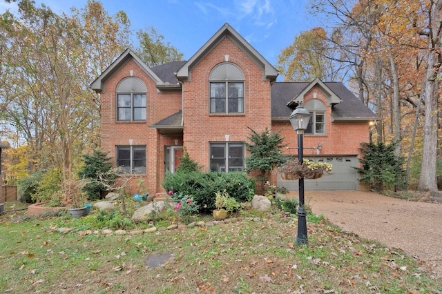 front facade featuring a garage