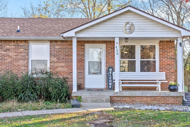 view of front of property