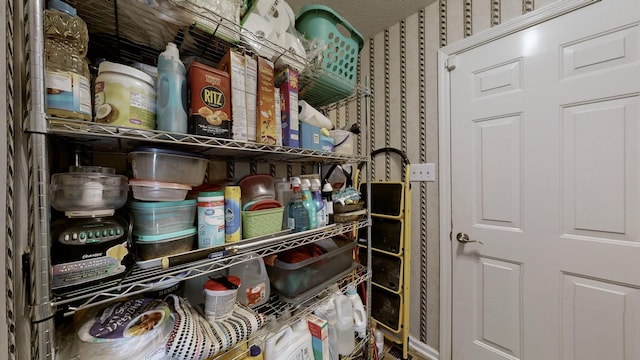 view of pantry