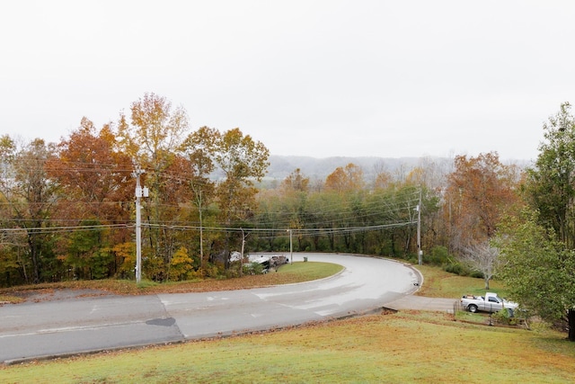 view of road