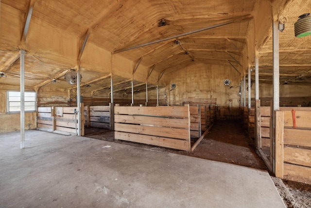 view of horse barn