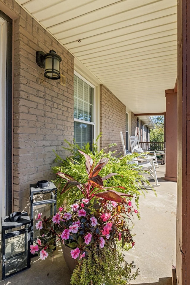 view of patio / terrace with covered porch