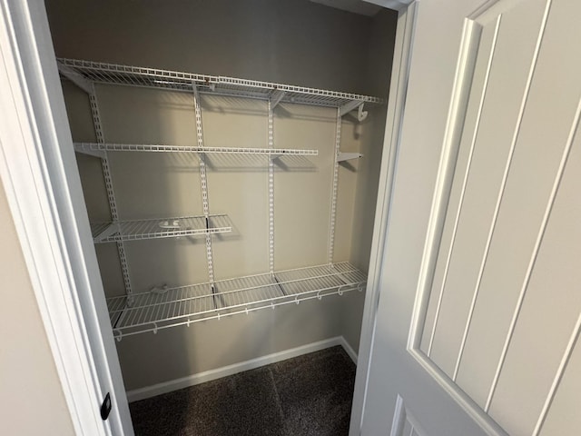 view of closet