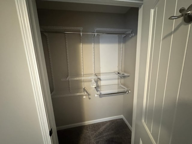 view of closet