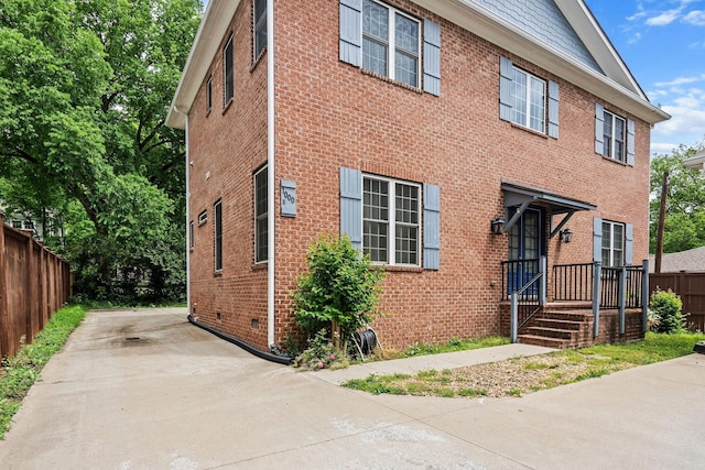 view of front of home