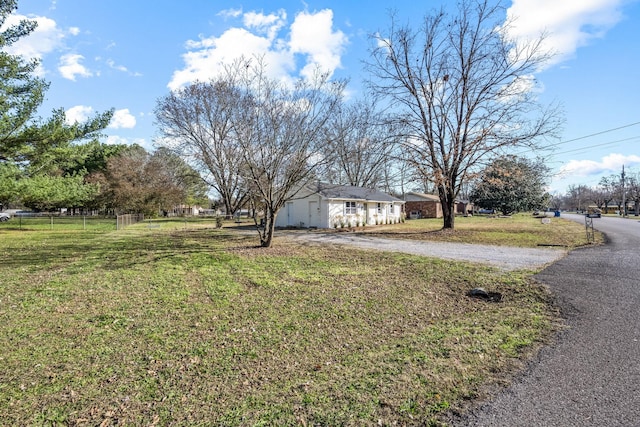 view of yard