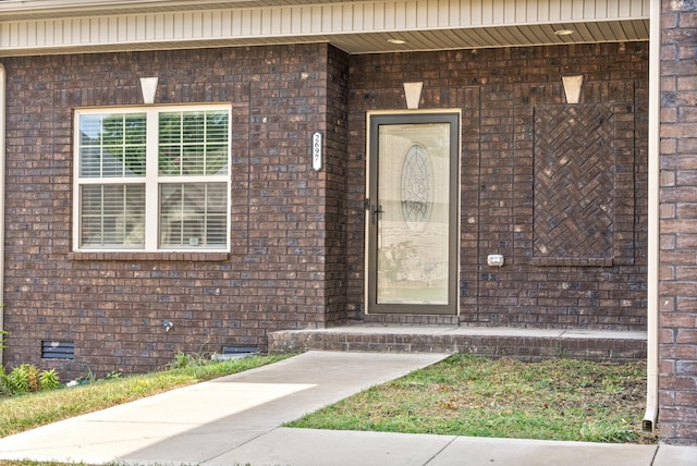 view of property entrance