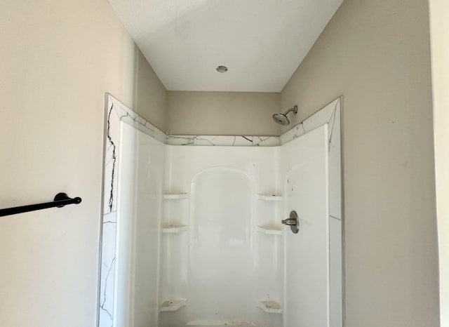 bathroom with walk in shower