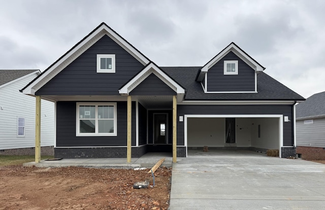 view of front of home featuring a porch