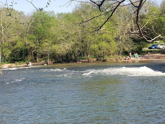 view of water feature