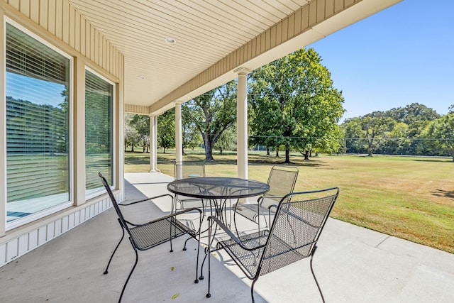 view of patio