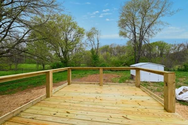 view of deck