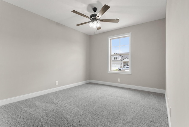 130 Anderson Pl, Clarksville, TN 37042 - unfurnished room with ceiling fan, baseboards, and carpet