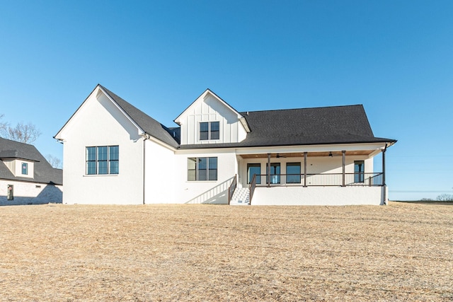 view of rear view of property