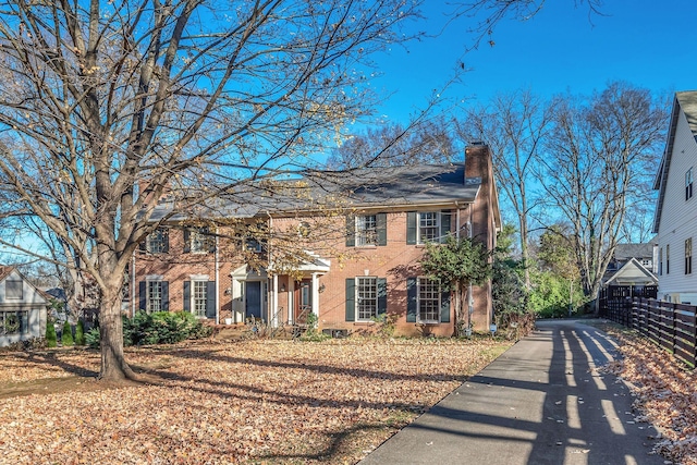 view of colonial-style house