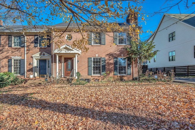 view of colonial home