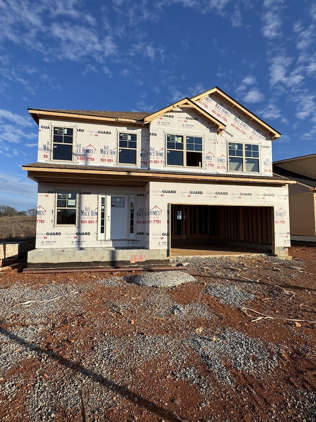 view of property under construction