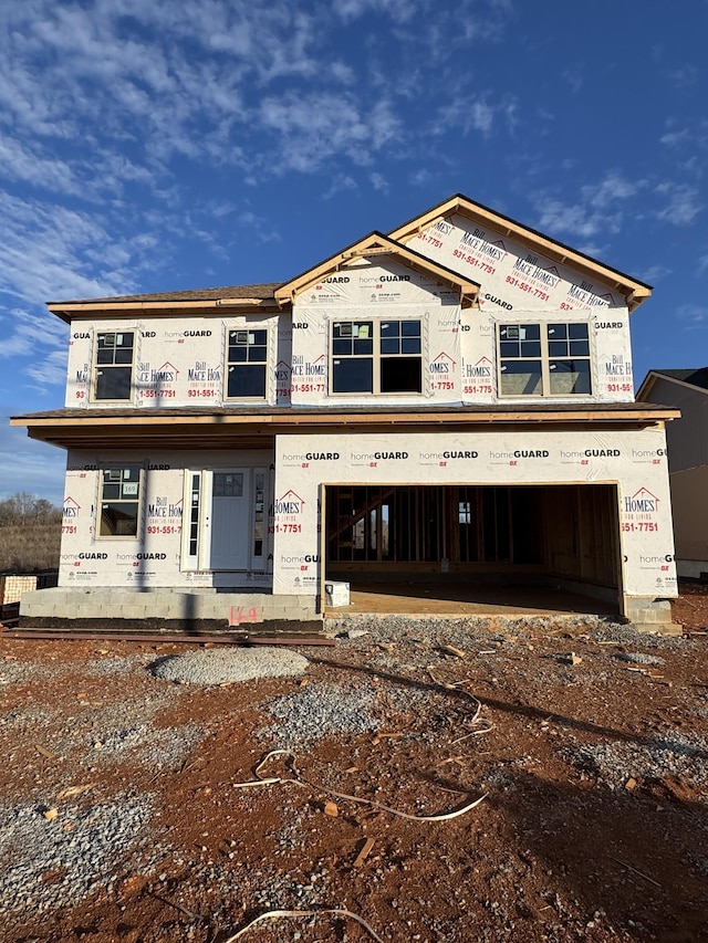 view of property under construction