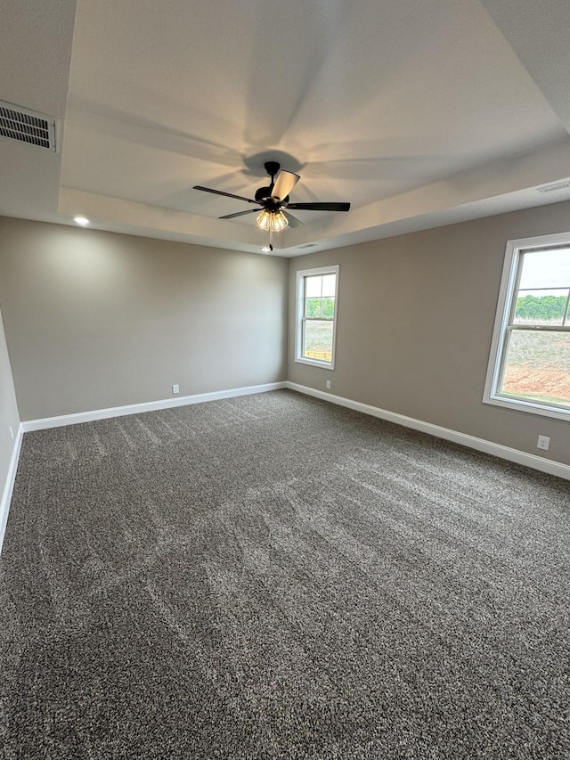 169 Anderson Pl, Clarksville, TN 37040 - spare room with visible vents, baseboards, and ceiling fan