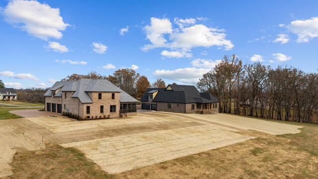 exterior space with a lawn