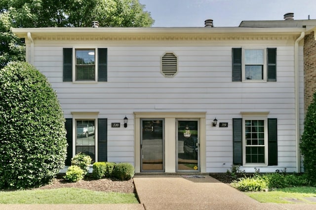 view of colonial house