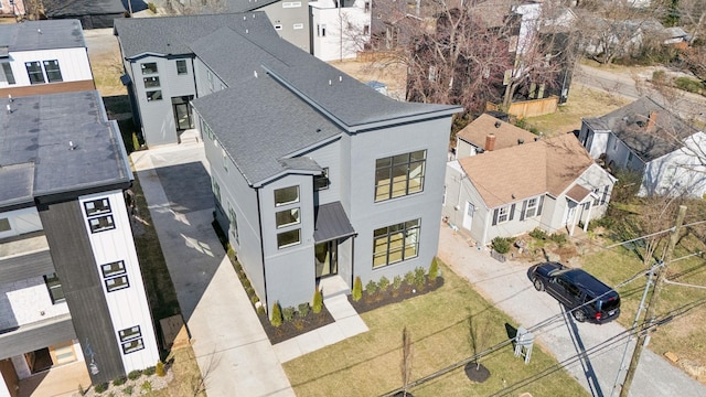 bird's eye view featuring a residential view