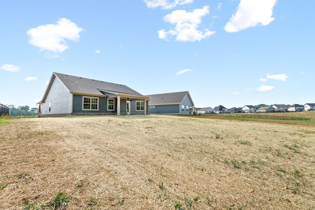 view of back of property