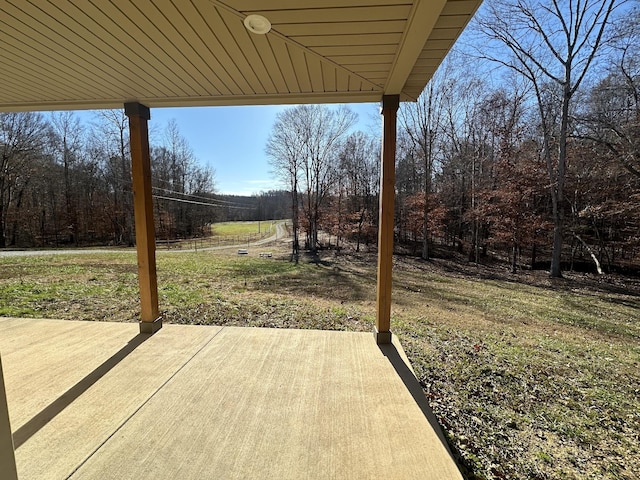 view of patio