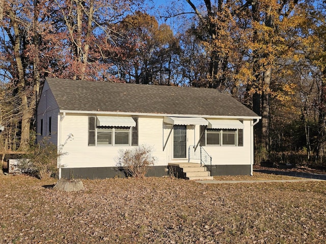 view of front of property