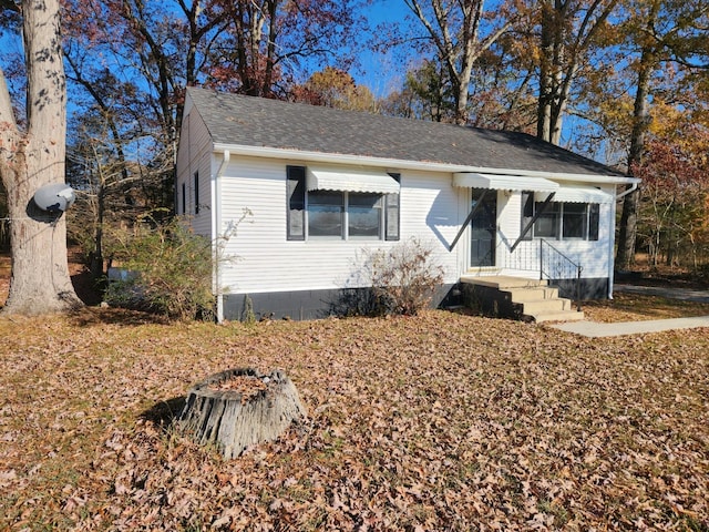 view of front of property