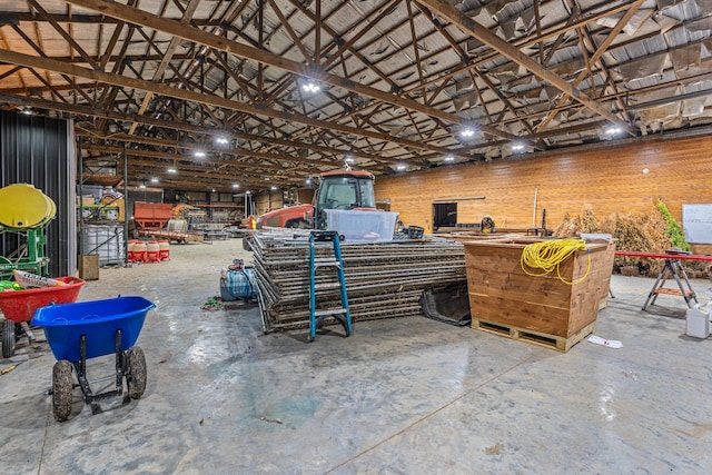 misc room featuring concrete floors